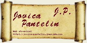 Jovica Pantelin vizit kartica